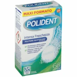 Polident Tripla Freschezza Pulitore per Protesi e Dentiere 66 Compresse