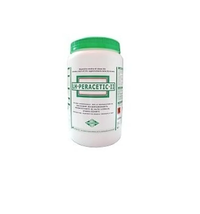 Polvere idrosolubile per preparazione di soluzioni decontaminanti/sterilizzanti lh peracetic ii a bse di sodio percarbonato e tetracetiletilendiammina 1 kg