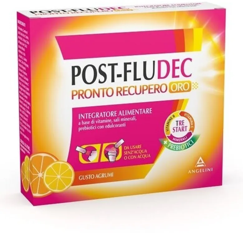 Postfludec agrumi pronto recupero oro 12 bustine