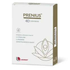 Prenius Integratore L-Arginina, Salicina e Magnesio 40 Compresse