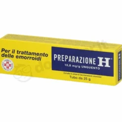 Preparazione H Unguento 1,08% Trattamento Emorroidi Tubo da 25 g