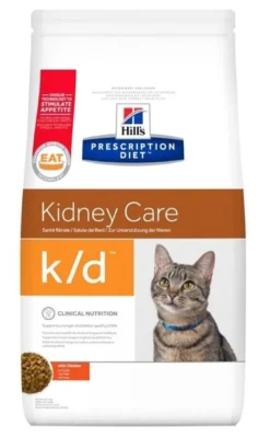 Prescription diet feline kidney care k/d chicken 1,5 kg