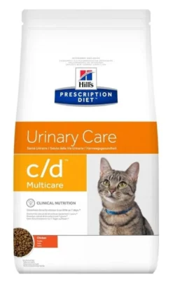 Prescription diet feline urinary care c/d multicare chicken 1,5 kg
