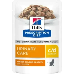 Prescription diet feline urinary care c/d chicken 85 g
