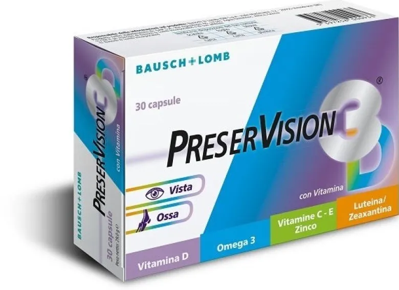 Preservision 3D 30 Capsule: Formula Avanzata Vista Sana