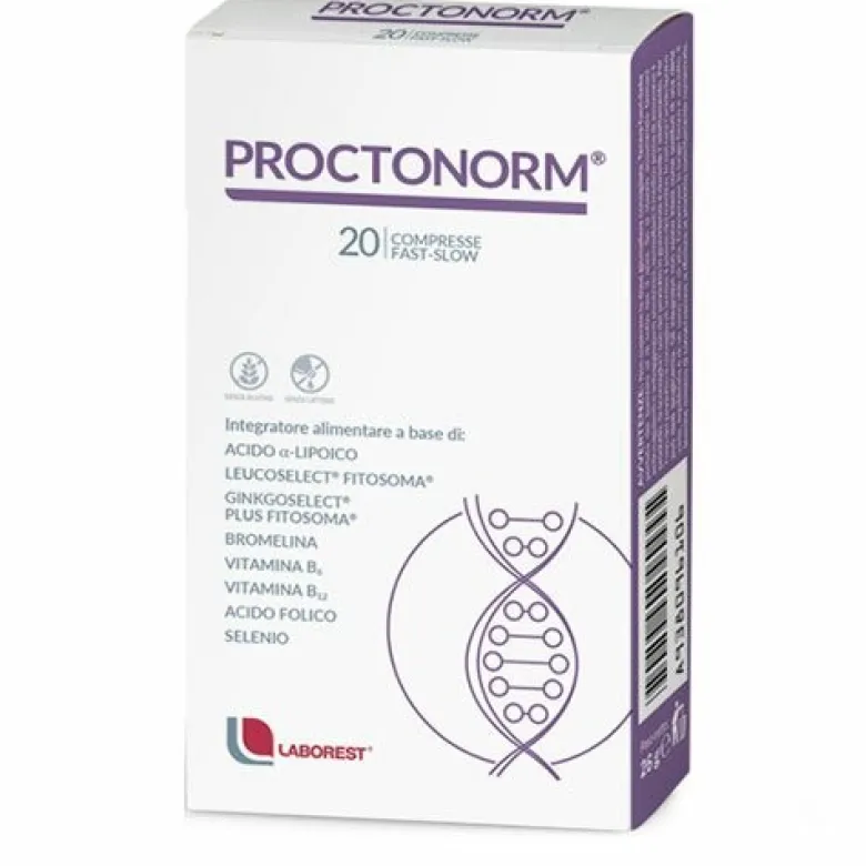Proctonorm Integratore Microcircolo 20 Compresse