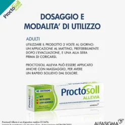 Proctosoll Allevia Gel per la Prevenzione e Cura della Sindrome Emorroidaria 40 ml
