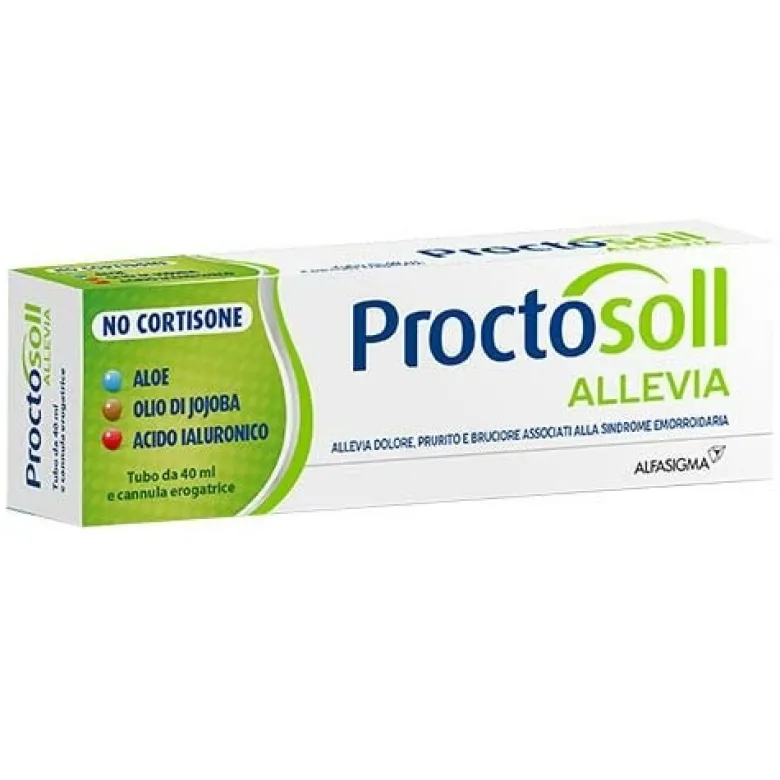 Proctosoll Allevia Gel per la Prevenzione e Cura della Sindrome Emorroidaria 40 ml