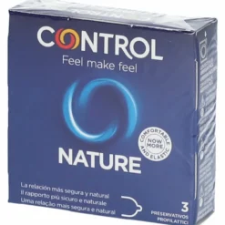 Profilattico control new nature 2,0 3 pezzi
