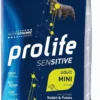 Prolife dog sensitive coniglio e patate adult mini 2kg