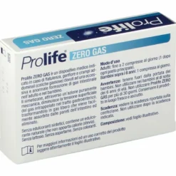 Prolife Zero Gas Integratore Contro Gonfiori e Flatulenza 45 Compresse
