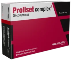 Proliset complex a base di bromelina e papaina 20 compresse
