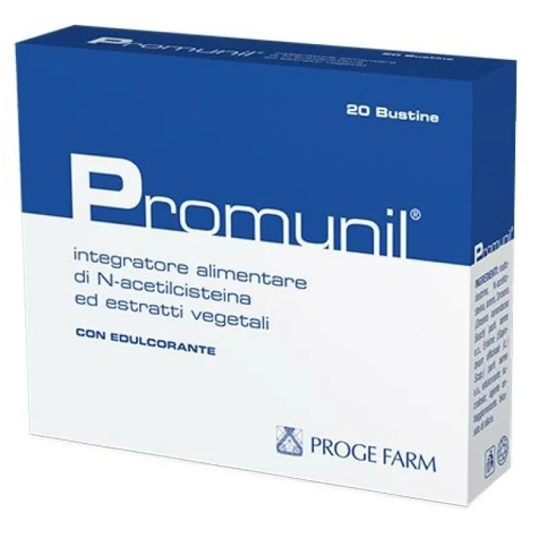 Promunil Integratore Funzionalità Vie Respiratorie 20 Bustine