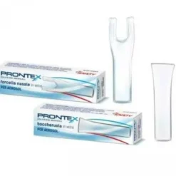 Prontex 2 Accessori in Plastica per Aerosol 1 boccaglio + 1 nasale