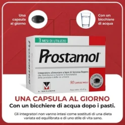 Prostamol Integratore Prostata e Vie Urinarie 90 Capsule