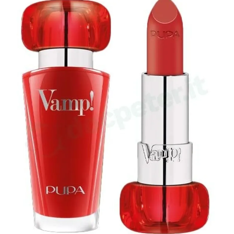 Pupa Vamp! Rossetto Trattamento Volumizzante 304 Red Flame 3,5g