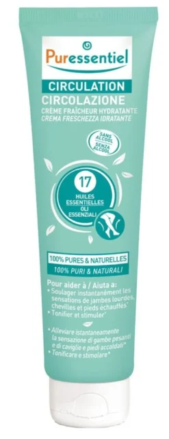 Puressentiel crema circolazione freschezza idratante gambe ei stanchi 100 ml