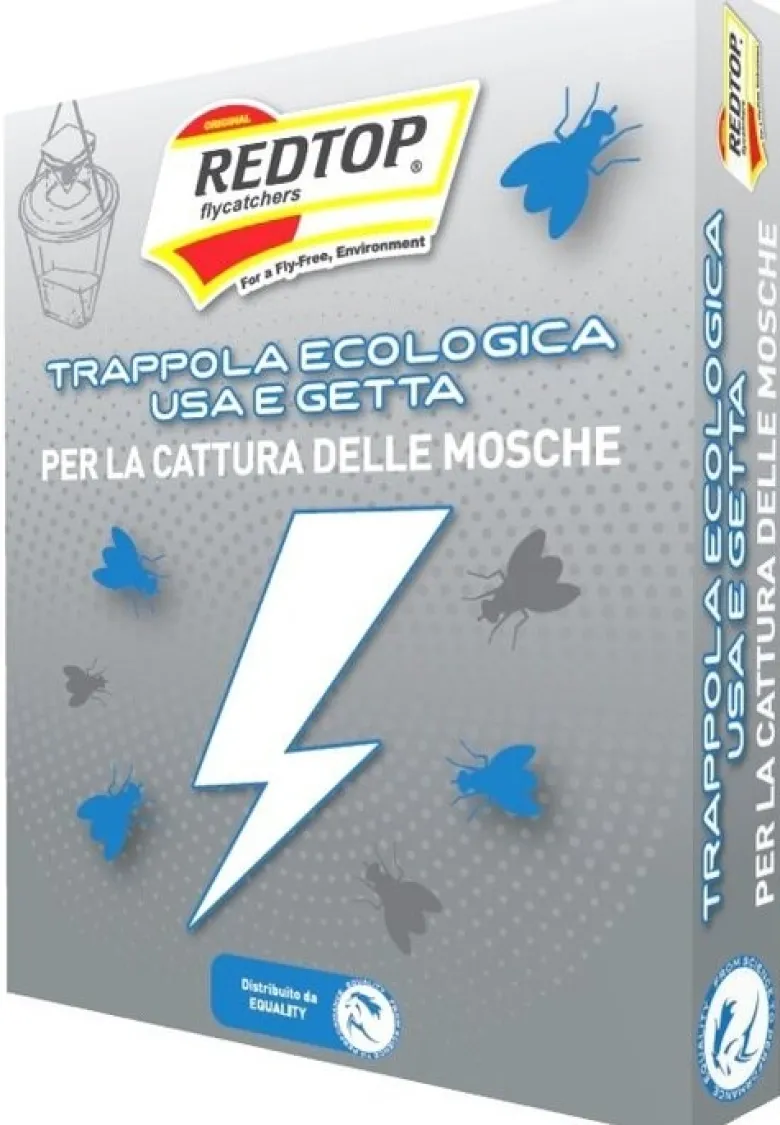 Redtop trappola ecologica usa e getta per mosche