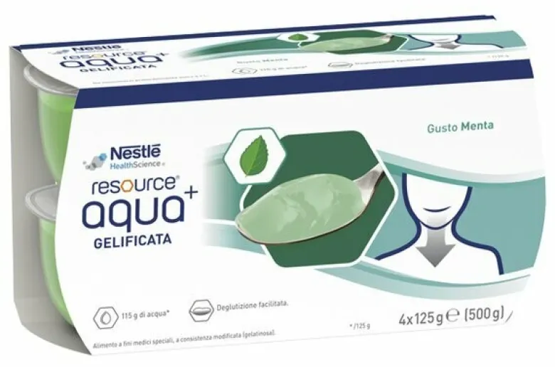 Resource Aqua Gelificata Menta 4x125g
