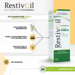 Restivoil Activ Plus Olio Shampoo Rinforzante Anticaduta 250 ml