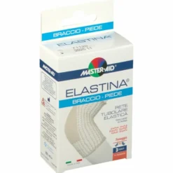 Rete tubolare elastica ipoallergenica master-aid elastina braccio/piede 3 mt in tensione calibro 4 cm