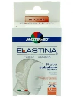 Rete tubolare elastica ipoallergenica master-aid elastina testa/coscia 1,5 mt in tensione calibro 6 cm