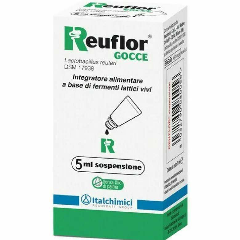 Reuflor gocce integratore di fermenti lattici 5 ml