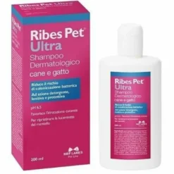 Ribes Pet Ultra Shampoo Balsamo Dermatologico Cani e Gatti 200ml