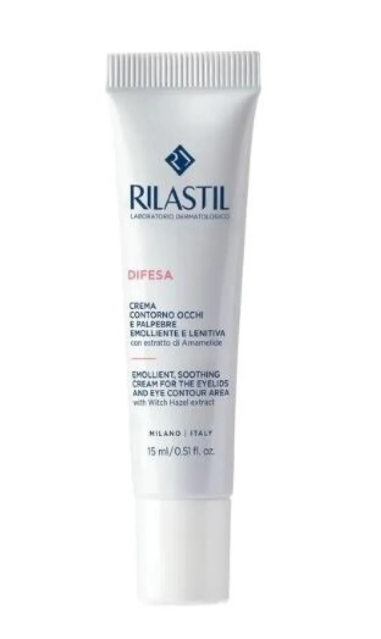 Rilastil difesa crema contorno occhi e palpebre emolliente e lenitiva 15 ml