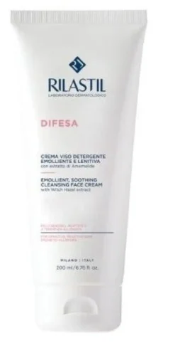 Rilastil difesa crema viso detergente emolliente e lenitiva 200ml
