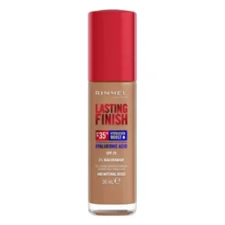 Rimmel fondotinta lasting finish 35h con acido ialuronico 400 natural beige 30ml