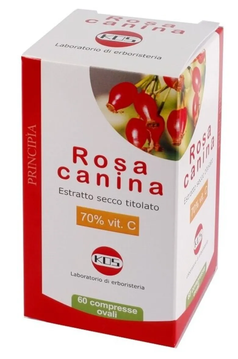 Rosa canina 70% vitamina c 60 compresse