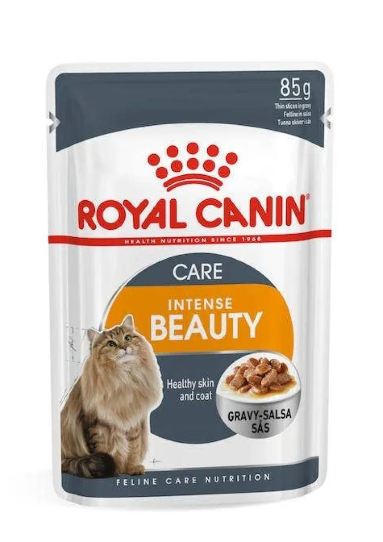 Royal Canin Hair & Skin in Salsa Alimento Umido Per Gatti Adulti Bustina 85g