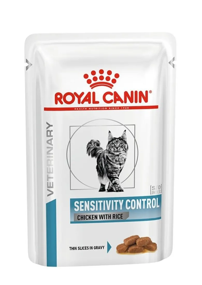 Royal Canin Sensitivity Control Chicken With Rice Cibo Umido Per Gatti 12x85g