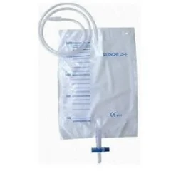 Sacca di drenaggio letto per incontinenza 2000ml in pvc convalvola di non ritorno e scarico sterile gocciolatoio filtroad aria circuito chiuso 100% tubo di raccordo120cm 1 pezzo