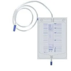 Sacca di drenaggio letto per incontinenza con scarico misura90cm monouso 30 pezzi