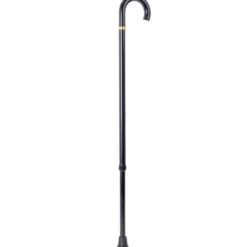 Safety Bastone Regolabile In Alluminio Manico Curvo