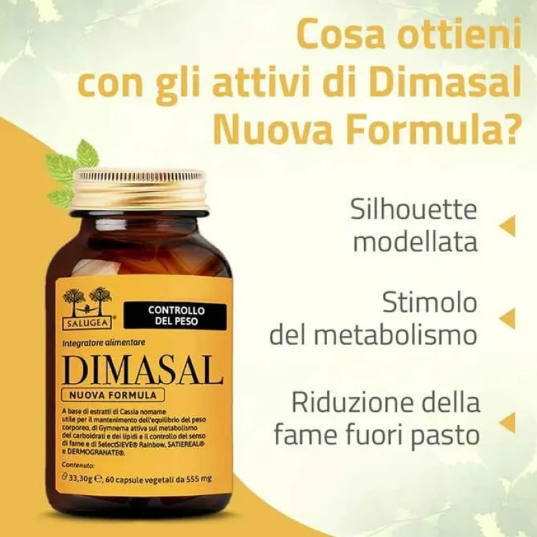 Salugea Dimasal Nuova Formula Controllo del Peso 60 capsule