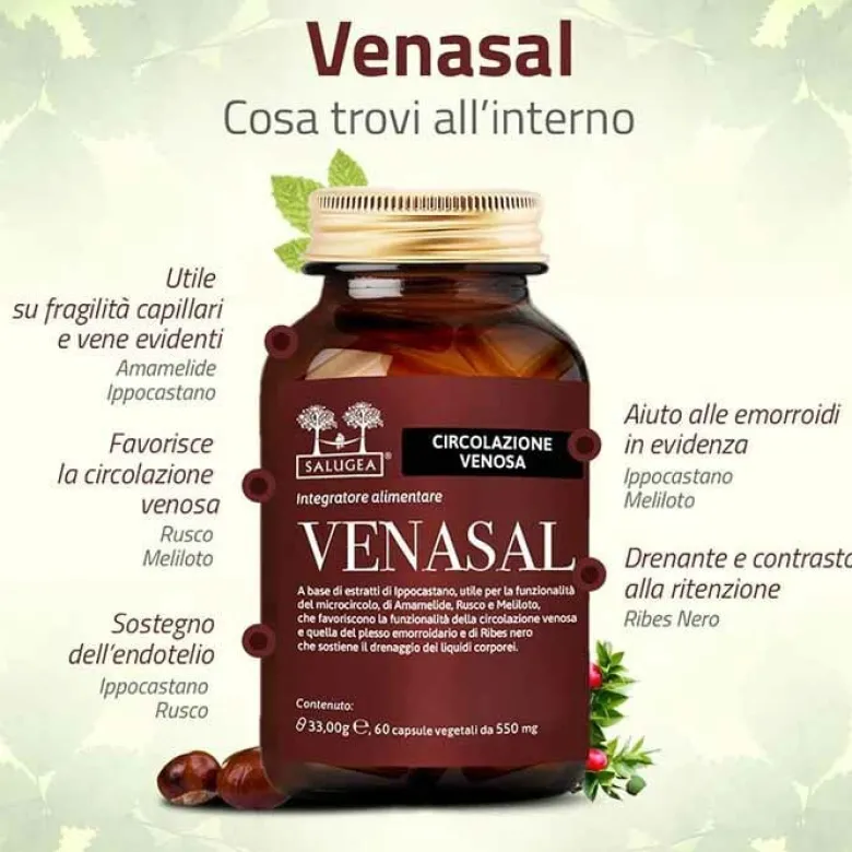Salugea Venasal per Circolazione Venosa 60 capsule