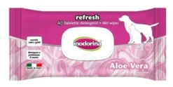 Salviette aloe vera inodorina 40 pezzi