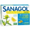 Sanagol Gola Voce Gusto Limone Azione Emolliente 24 Caramelle