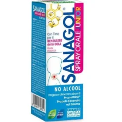 Sanagol Spray Orale Junior Benessere Respiratorio Fragola 20 ml