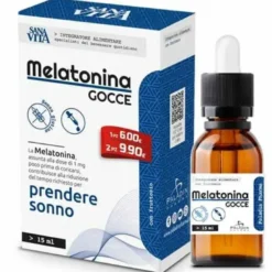 Sanavita Melatonina Coadiuvante Sonno Gocce 15 ml