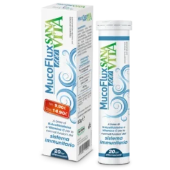 Sanavita mucoflux 600 20 capsule effervescenti