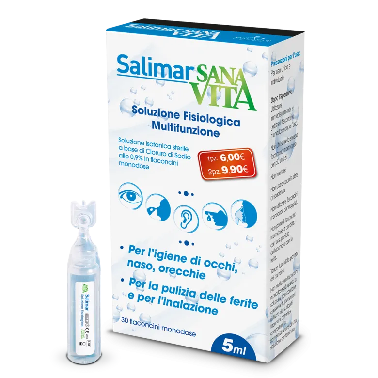 Sanavita Soluzione Fisiologica 30 Flaconcini