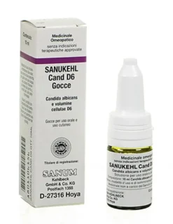 Sanukehl Cand D6 Gocce Rimedio Omeopatico Contro Le Infezioni Batteriche 10 ml