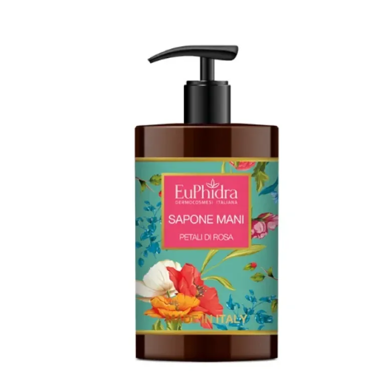 Sapone mani petali rosa 300ml