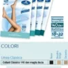 Sauber collant 140 denari maglia liscia neutro beige 4 lineaclassica