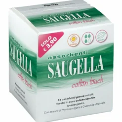 Saugella Cotton Touch Giorno PROMO 14 Assorbenti Con Ali