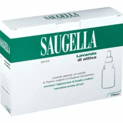 Saugella lavanda attiva vaginale 4 flaconi da 140 ml